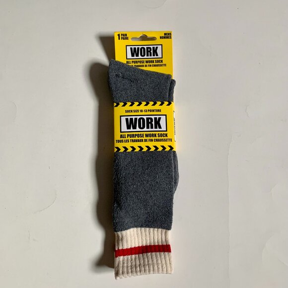Work Socks Other - 2/$10* Mens Work Socks Size 10-13 All Purpose Work Sock 1 Pair